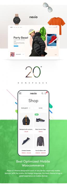 WordPress主题Nexio v1.0.7 时尚服装WooCommerce商店主题-淘源码网