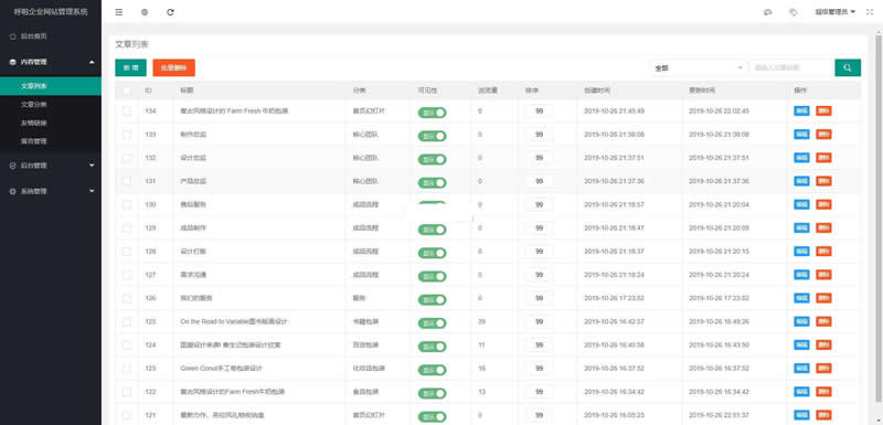 HulaCWMS呼啦企业网站管理系统 v3.0-淘源码网