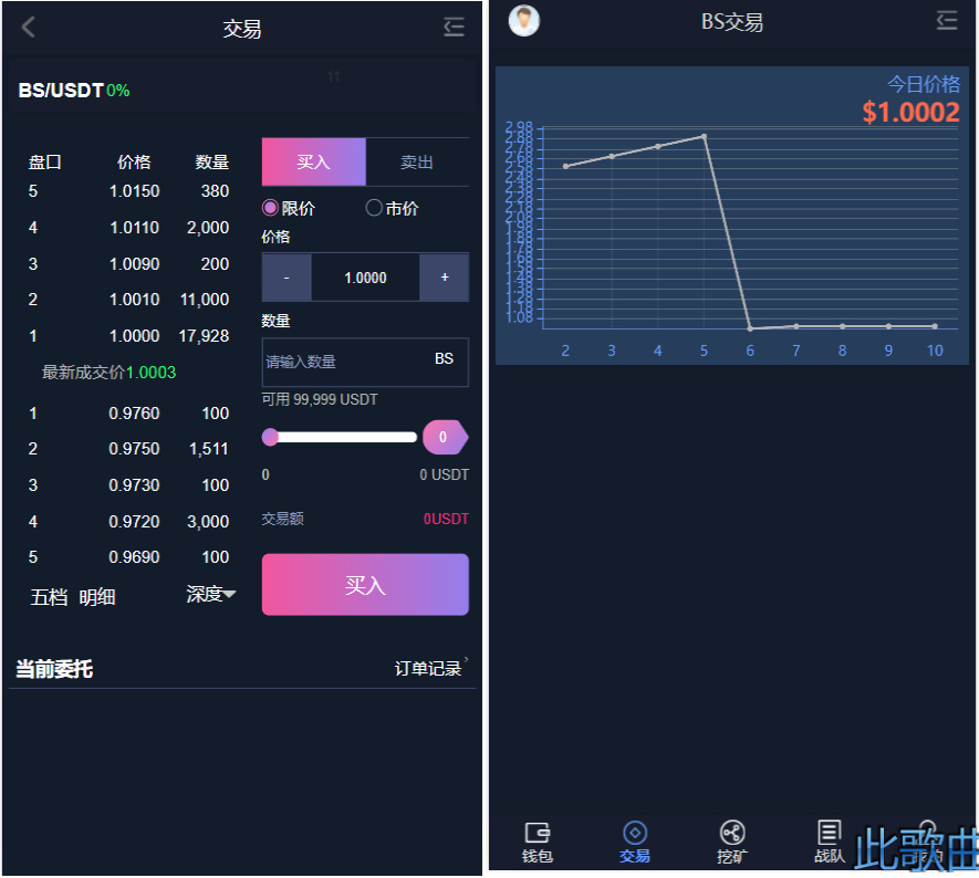 BS比特之星挖矿/交易源码-淘源码网